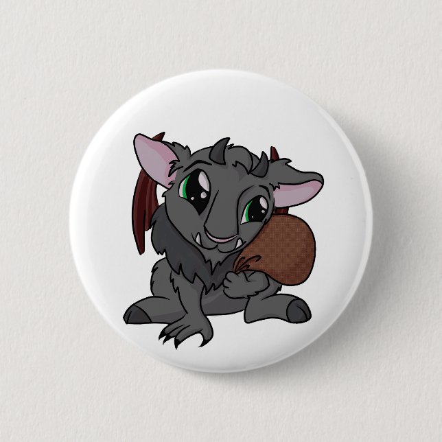 Badge Rond 5 Cm Cutie Krampus ! (Devant)