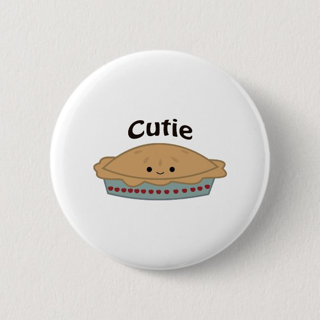 Badge Rond 5 Cm Cutie Pie (Devant)