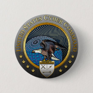Badge Rond 5 Cm Cyber-commandement américain