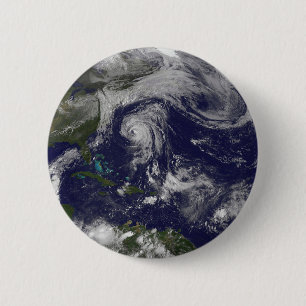 Badge Rond 5 Cm Cyclones Tropicaux Katia, Lee, Maria Et Nate.