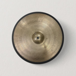 Badge Rond 5 Cm Cymbale Vintage Constantinople Turque