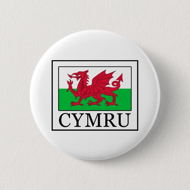 Badge Rond 5 Cm Cymru (Devant)