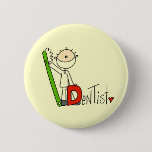 Badge Rond 5 Cm D est pour Dentiste