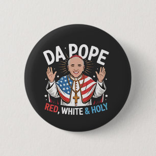 Badge Rond 5 Cm Da Pape De L'Amérique Chicago Pape Leo XIV Provost