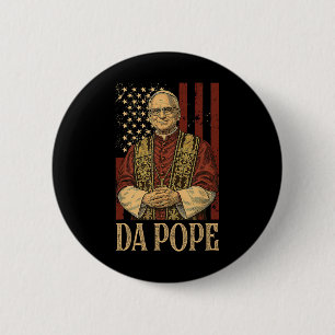 Badge Rond 5 Cm Da Pape Leo Xiv Nouveau Pape Humour Drôle Hommes F