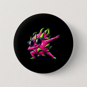 Badge Rond 5 Cm Dab Fruit Dancing Dabbing Dragon Fruit Meme