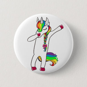 Badge Rond 5 Cm Dab licorne