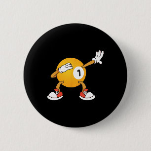 Badge Rond 5 Cm Dabbing 8 Billard Billard Joueur de billard Snooke