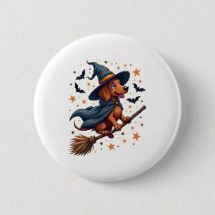 Badge Rond 5 Cm Dachshund délicieux