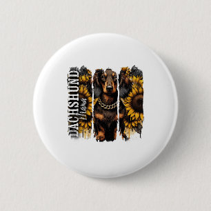 Badge Rond 5 Cm Dachshund Mama
