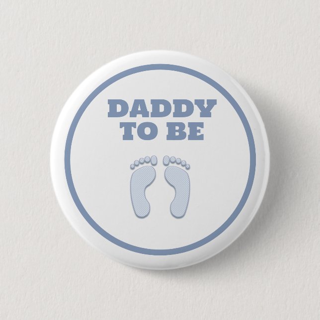BADGE ROND 5 CM DADDY TO BE (Devant)