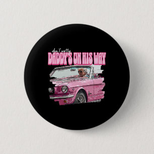 Badge Rond 5 Cm Daddys Inquiets Sur Son Chemin Drôle Donald Trump