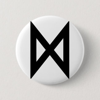 BADGE ROND 5 CM DAGAZ RUNE