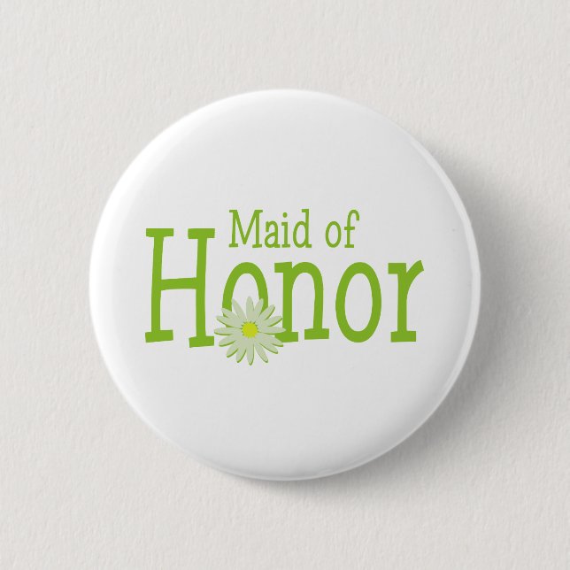 Badge Rond 5 Cm Daisy Maid of Honor (Devant)