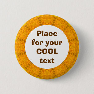 Badge Rond 5 Cm Daisy Mandala Modèle 08