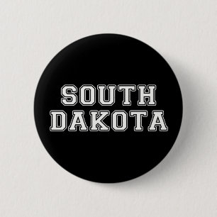 Badge Rond 5 Cm Dakota du Sud