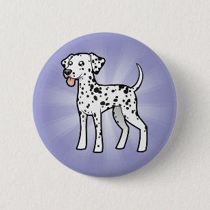 Badge Rond 5 Cm Dalmate de bande dessinée
