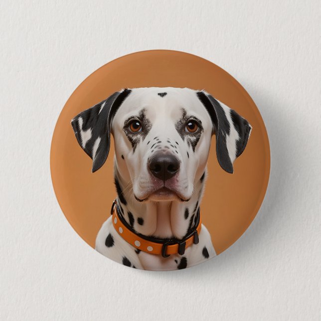 Badge Rond 5 Cm Dalmatien (Devant)