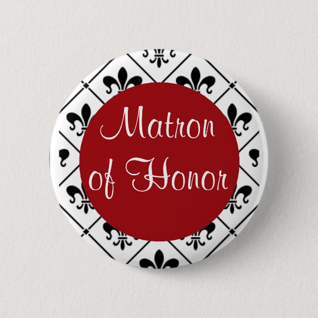 Badge Rond 5 Cm Dame de honneur (Devant)