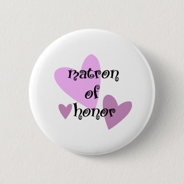 Badge Rond 5 Cm Dame de honneur (Devant)