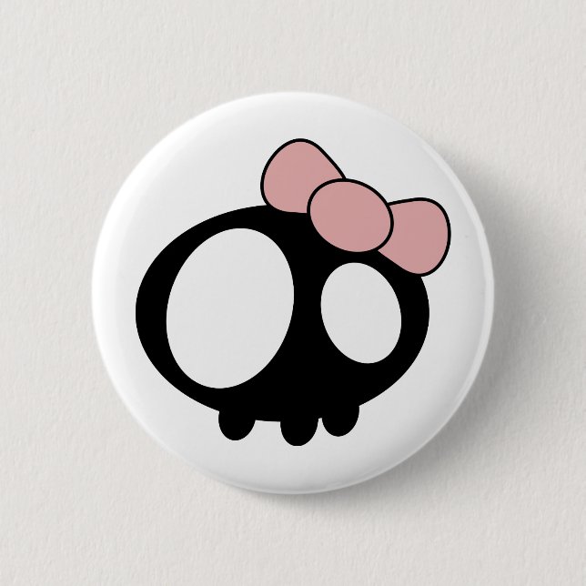 Badge Rond 5 Cm Dame obscure (Devant)