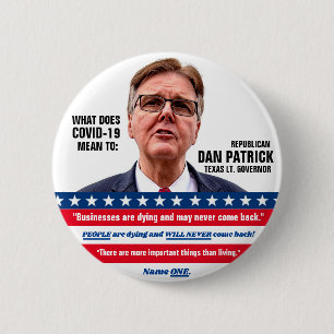 Badge Rond 5 Cm Dan Patrick parle