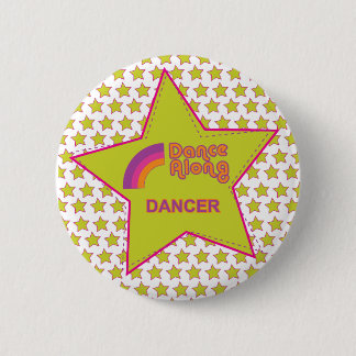 Badge Rond 5 Cm dancealong_dancer_star_button