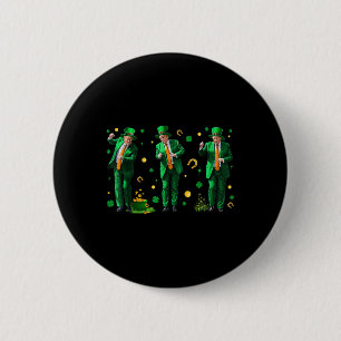 Badge Rond 5 Cm Dancing Trump St. Patricks Day, Uni-adultes,
