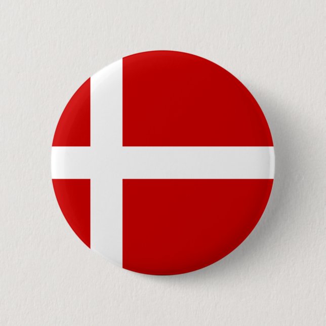 Badge Rond 5 Cm Danemark (Devant)