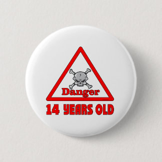 Badge Rond 5 Cm Danger 14