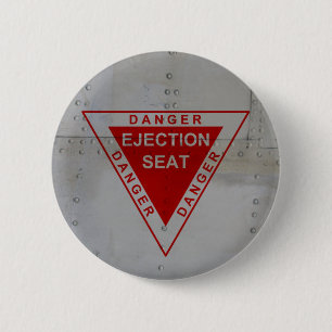 Badge Rond 5 Cm Danger - Ejection Seat