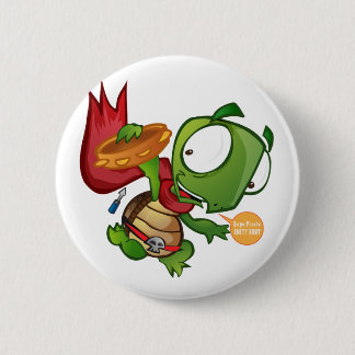 Badge Rond 5 Cm Daniel la tortue