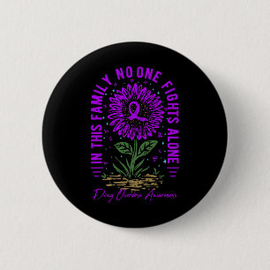 Badge Rond 5 Cm Dans Cette Famille, Personne Ne Lutte Seul Contre