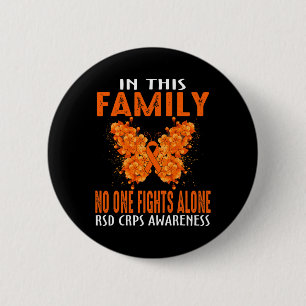 Badge Rond 5 Cm Dans Cette Famille, Personne Ne Se Battre Seul Crp