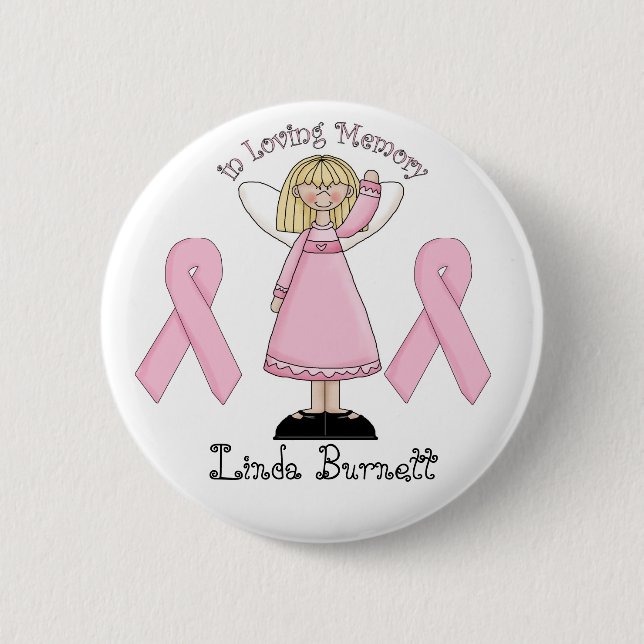Badge Rond 5 Cm Dans la mémoire affectueuse (Devant)