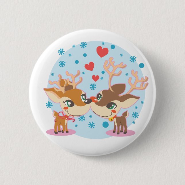 Badge Rond 5 Cm dans l'amour (Devant)