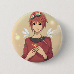 Badge Rond 5 Cm Dans le croc + Voleur