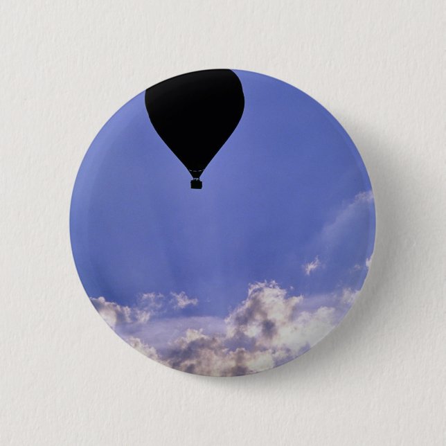 Badge Rond 5 Cm Dans les nuages (Devant)