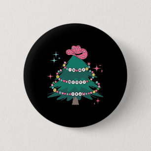 Badge Rond 5 Cm Dans Ma Joyeuse Époque Noël Noël Noël Noël Arbre O