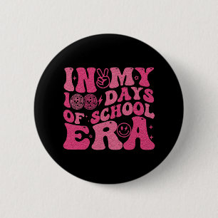 Badge Rond 5 Cm Dans Mes 100 Jours De L'Ère De L'École 100E Jour D
