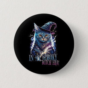 Badge Rond 5 Cm Dans Mon Éffrayant Costume Chat Halloween Era 2023