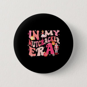 Badge Rond 5 Cm Dans mon époque de casse-noisette Noël Vacances Ré