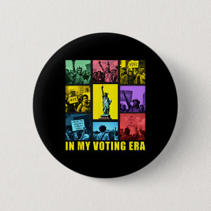 Badge Rond 5 Cm Dans Mon Époque De Vote Harris Wheimer 2024