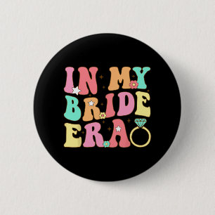 Badge Rond 5 Cm Dans Mon Épouse Mariée Mariage Bachelore