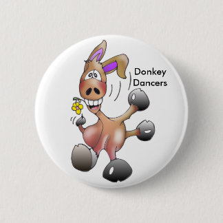 Badge Rond 5 Cm Dansant, DonkeyDancers