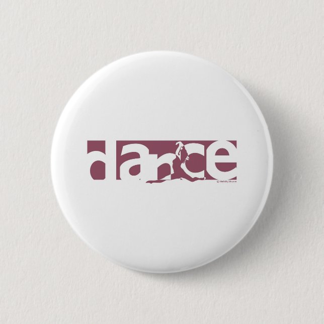 Badge Rond 5 Cm Danse (Devant)