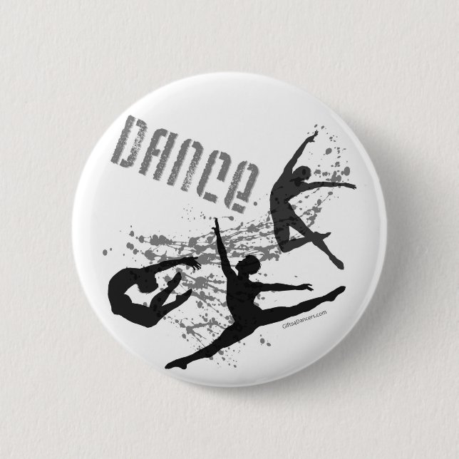 Badge Rond 5 Cm Danse (Devant)
