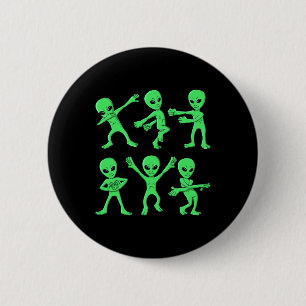 Badge Rond 5 Cm Danse Aliens Défi Danse Garçons Filles Enfants Hal