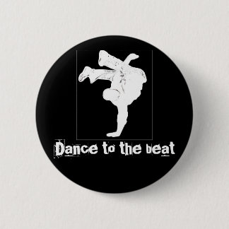 Badge Rond 5 Cm Danse au battement