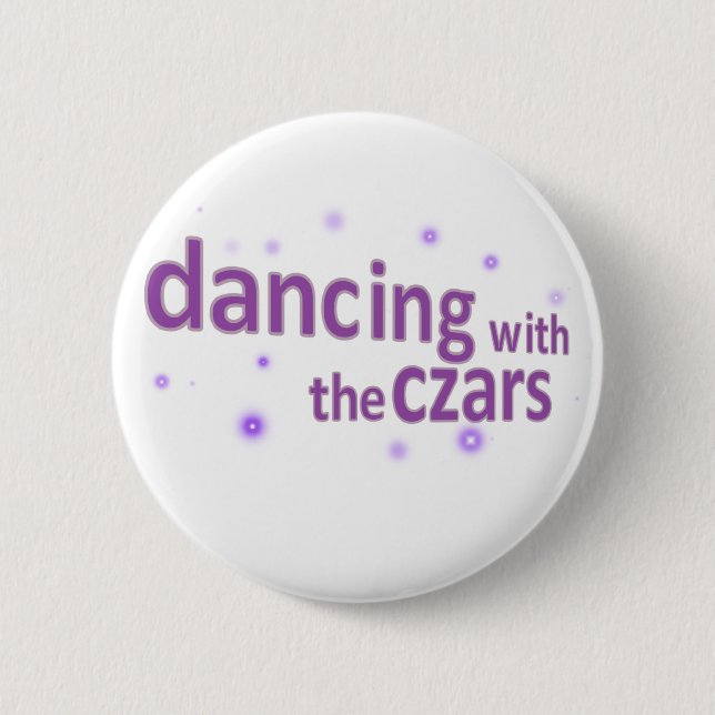 Badge Rond 5 Cm Danse avec les tsars (Devant)